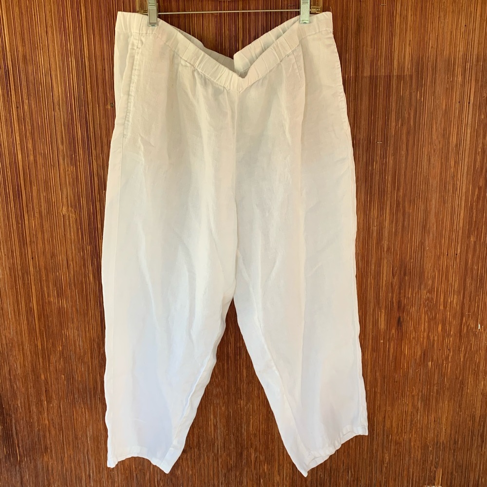 100% Linen Capris